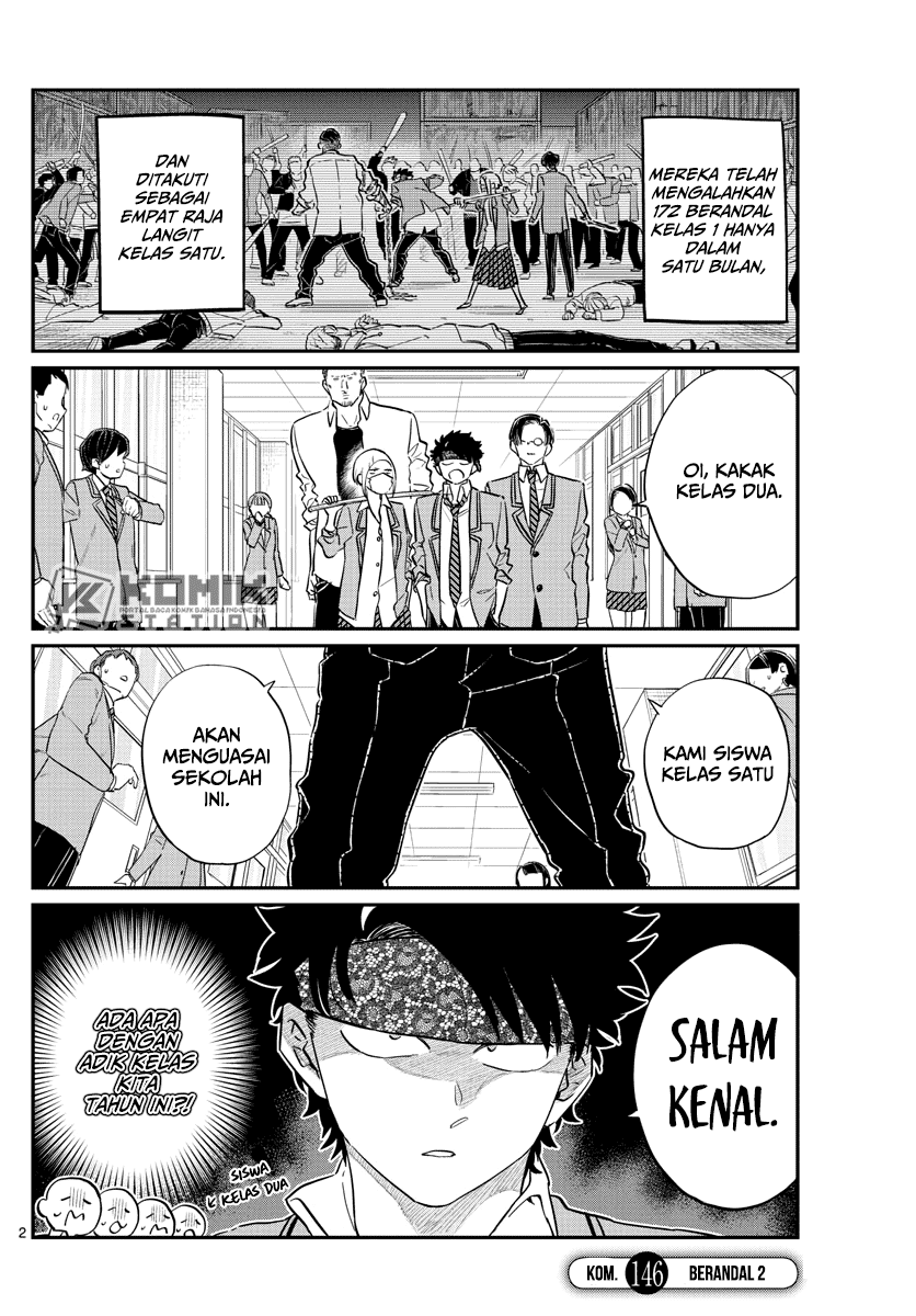 Komi-san wa Komyushou Desu.  Chapter 146