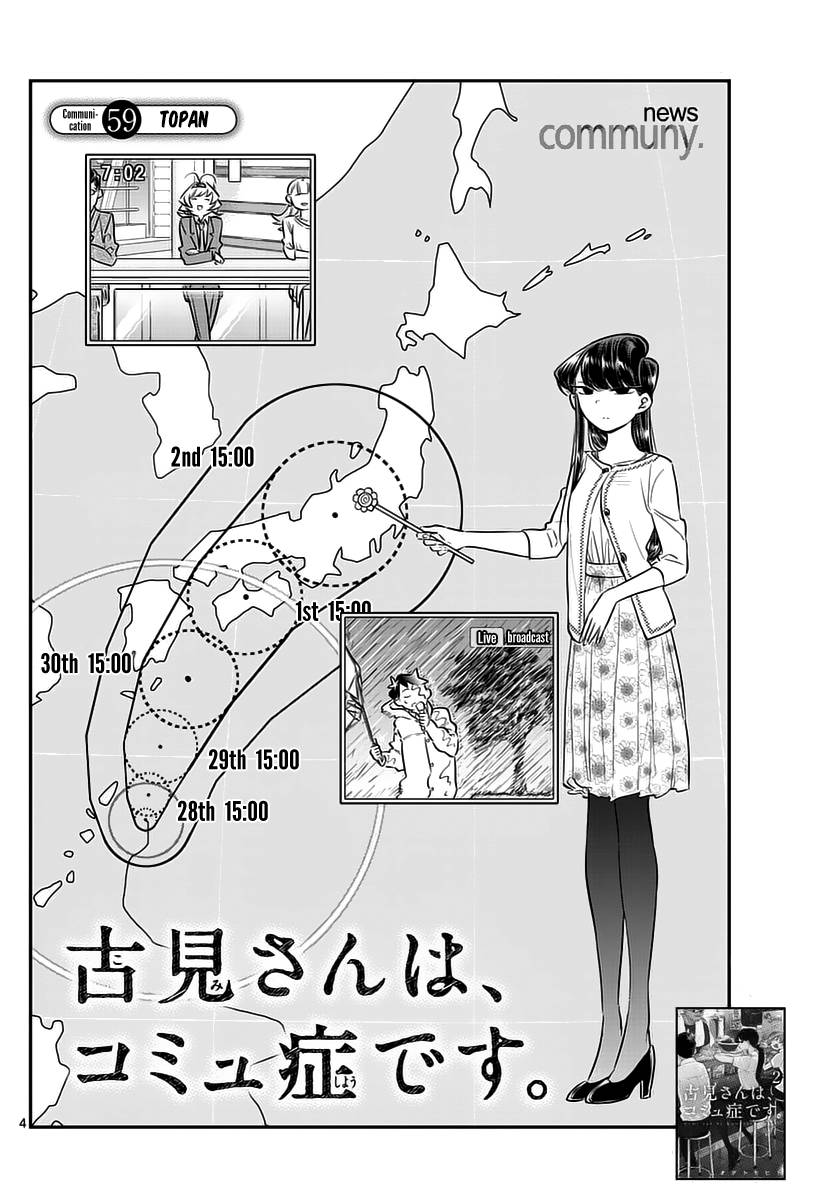 Komi-san wa Komyushou Desu.  Chapter 59