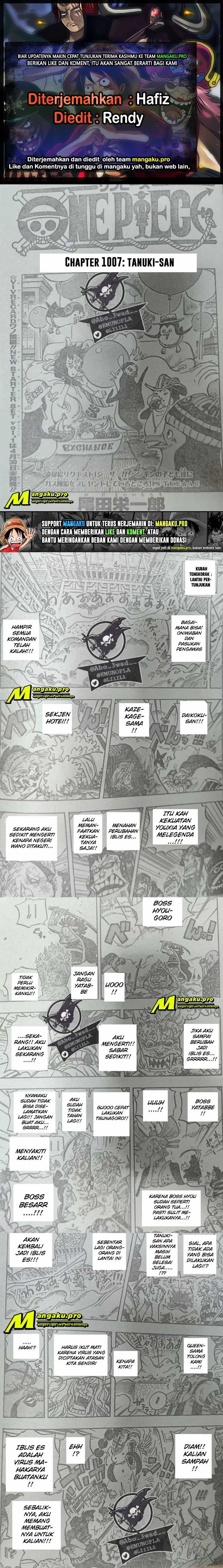 One Piece  Chapter 1007