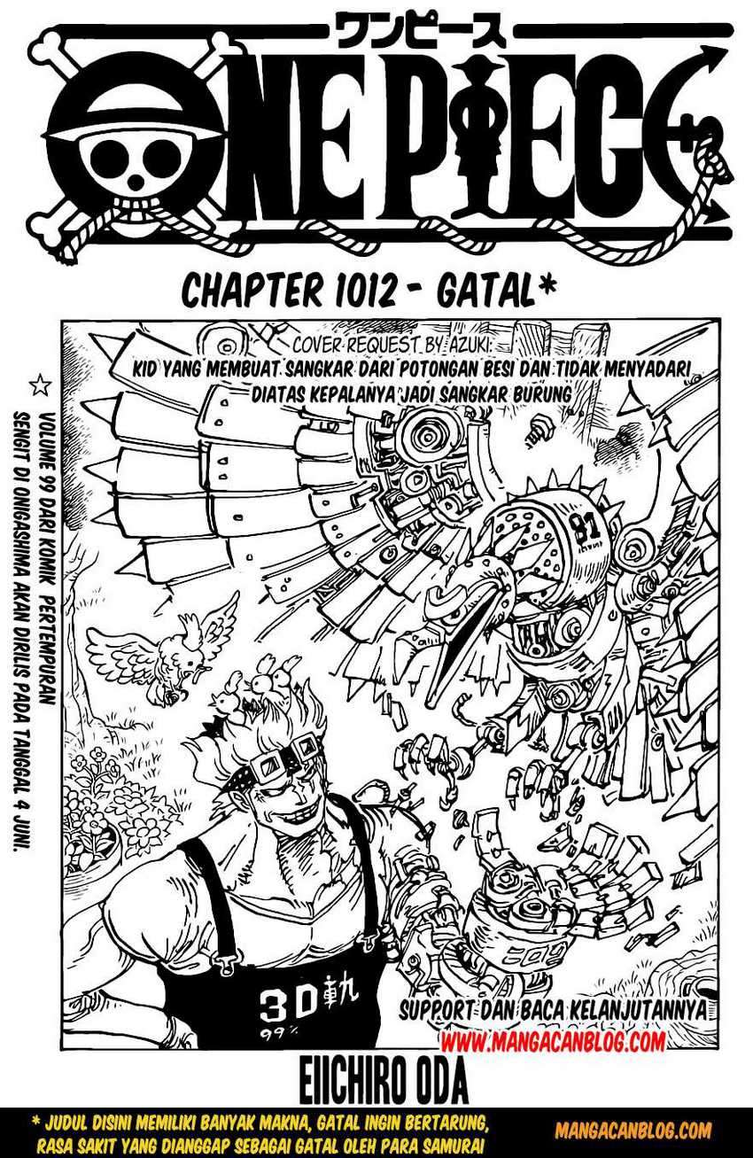 One Piece  Chapter 1012