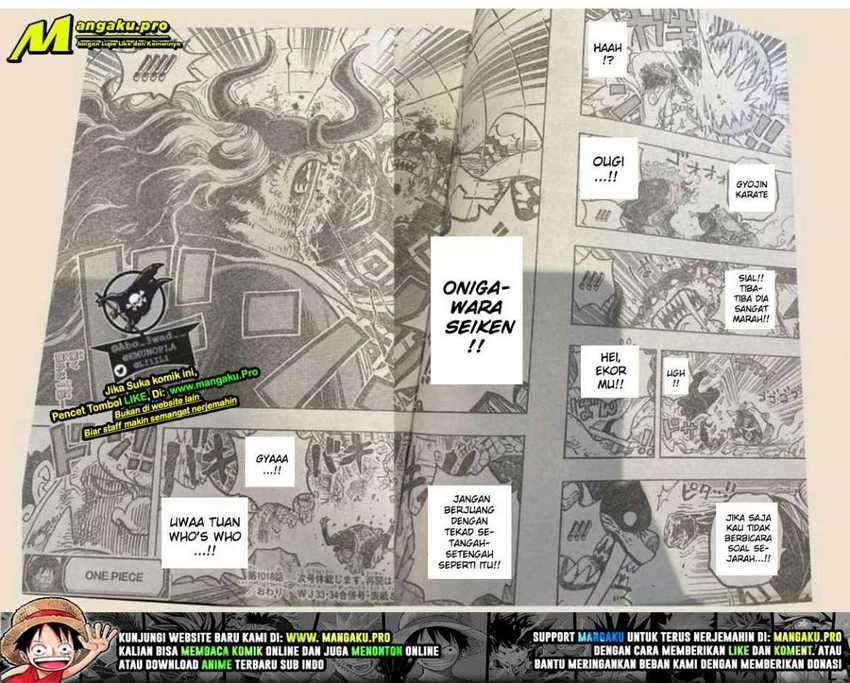 One Piece  Chapter 1018