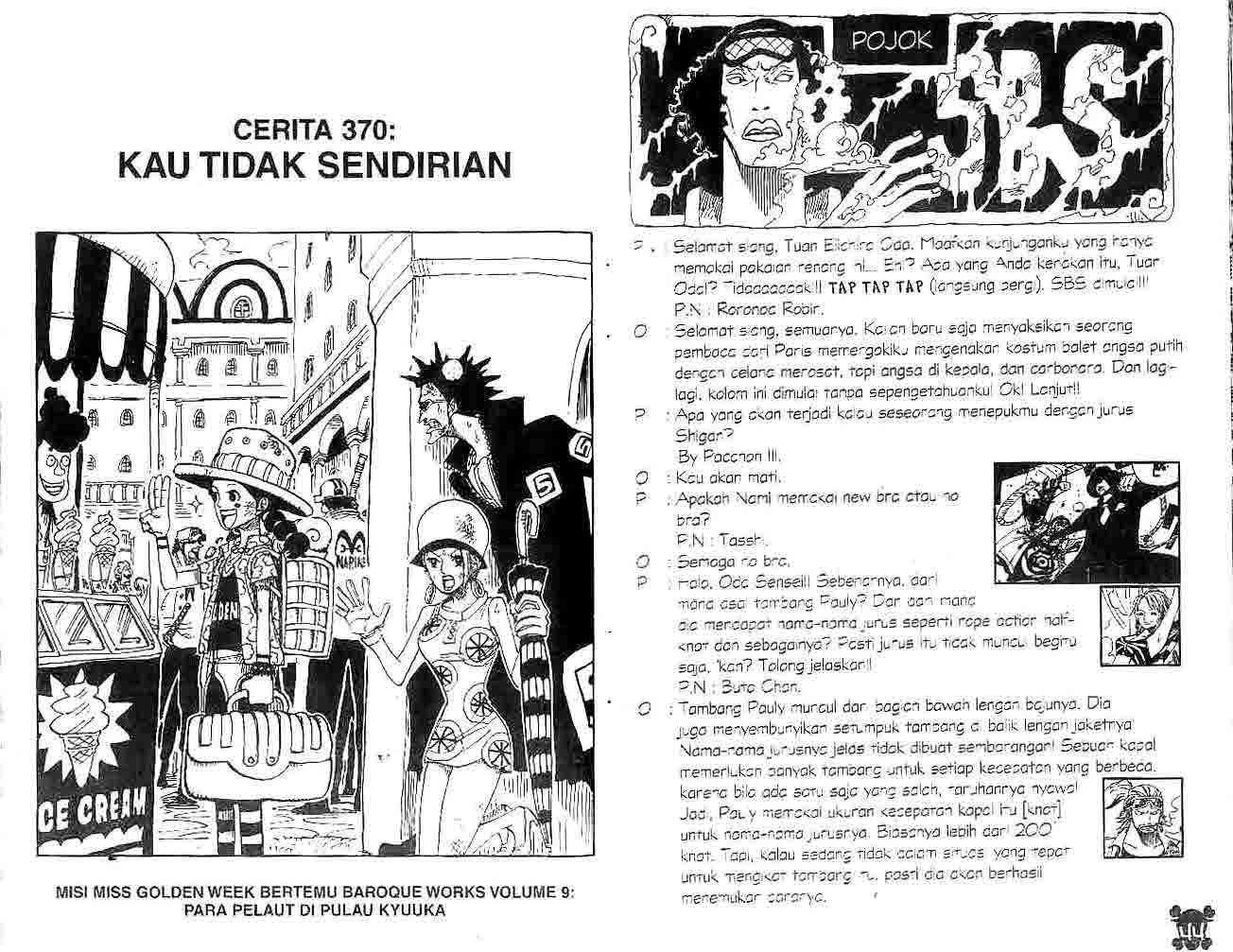 One Piece Chapter 370 Bahasa Indonesia Kiryuu ID