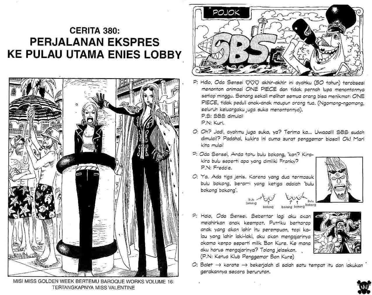 One Piece Chapter 380 Bahasa Indonesia Kiryuu ID