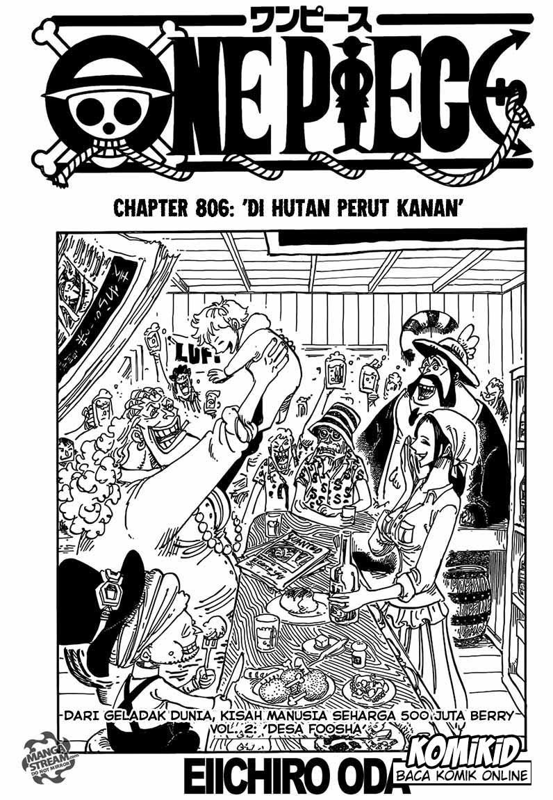 One Piece  Chapter 806