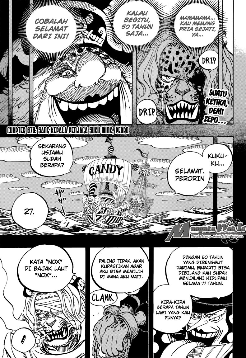 One Piece  Chapter 878