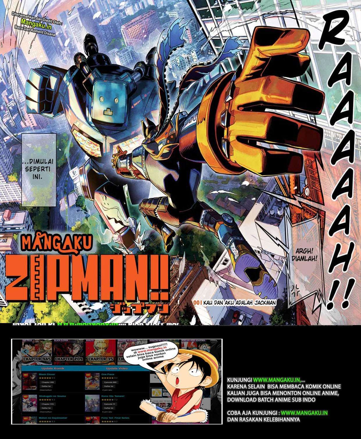 Baca ZIPMAN!! - Chapter 1.1 halaman 3